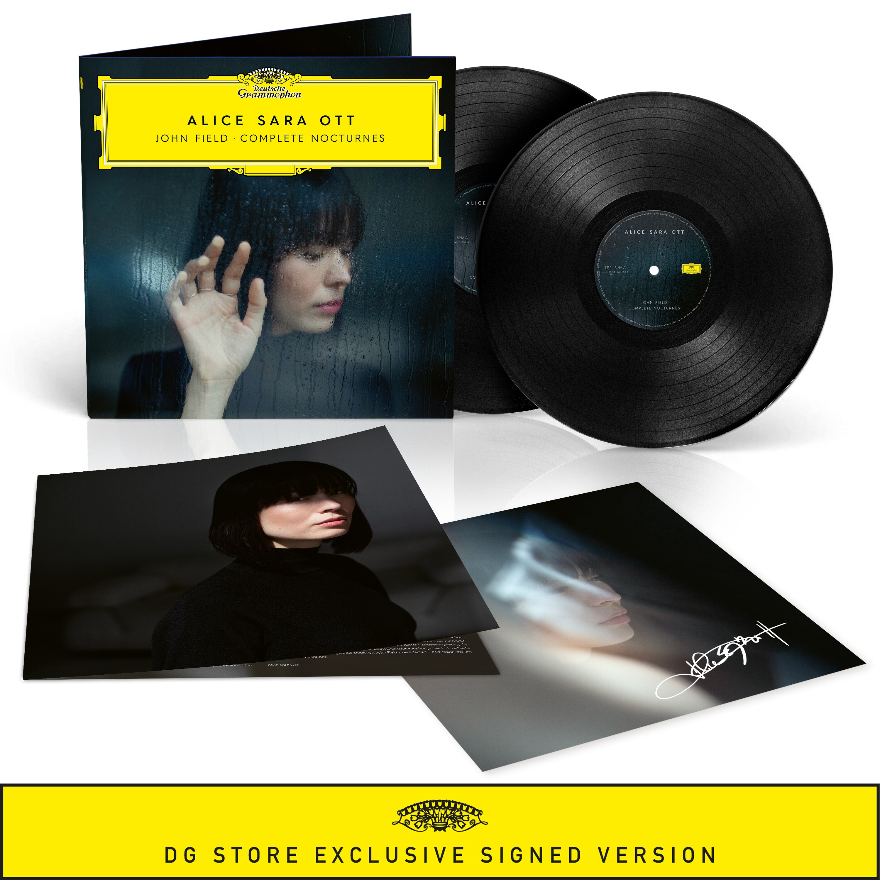 Alice Sara Ott John Field: Complete Nocturnes 2LP + Signierte Art Card 390910