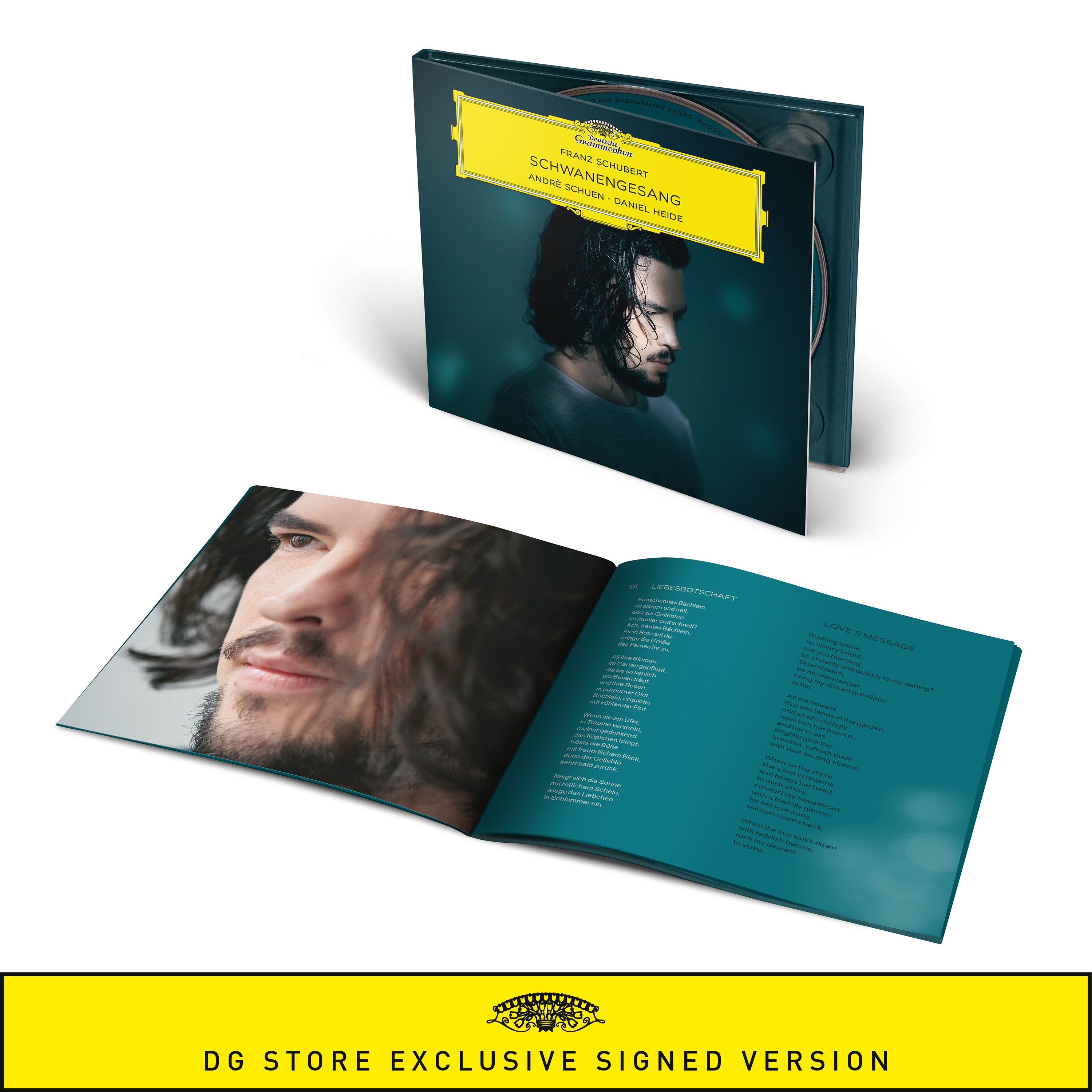 Andrè Schuen, Daniel Heide Franz Schubert: Schwanengesang Digipack CD + signiertes Booklet 244274