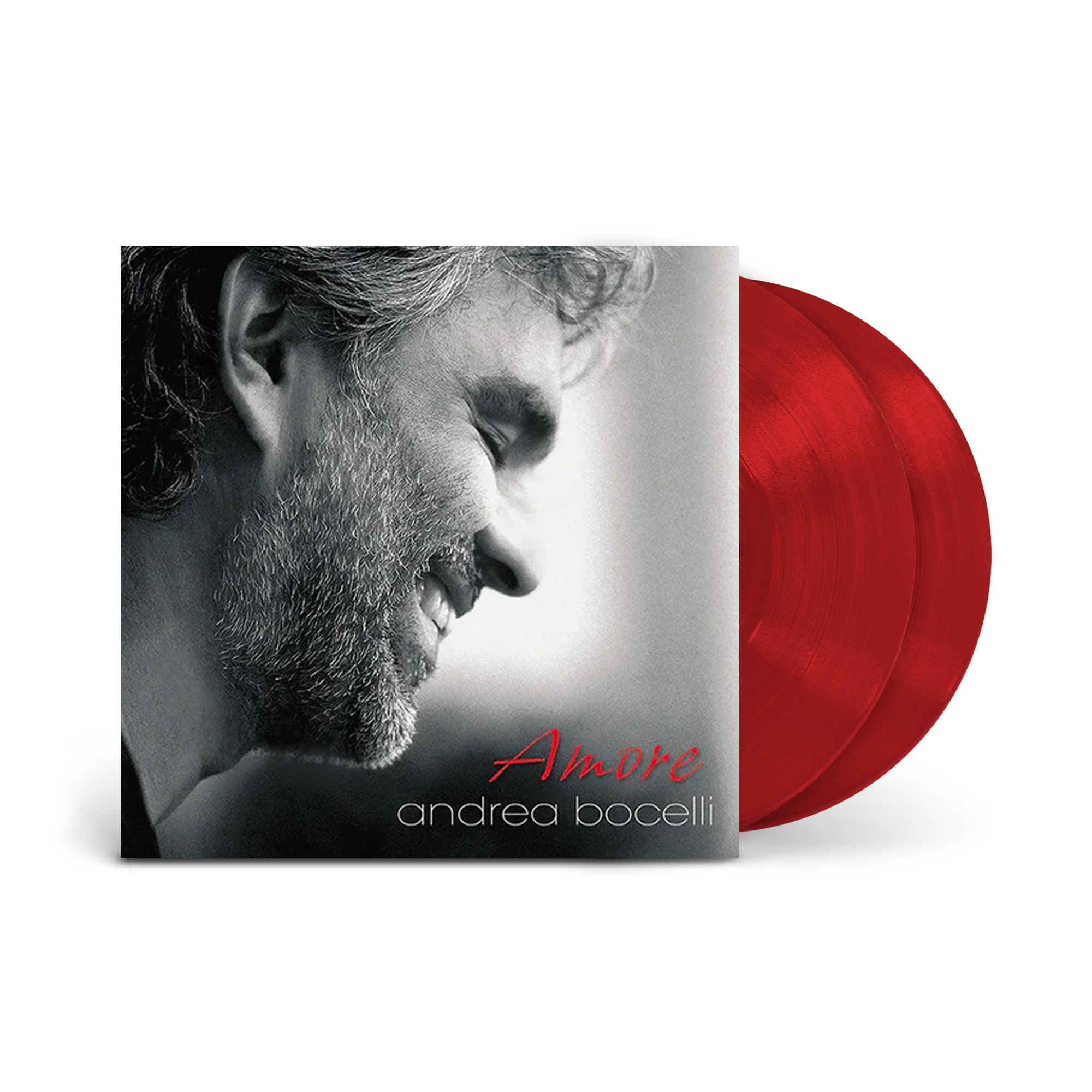 Andrea Bocelli Amore 2LP Transparent Red Vinyl 397234