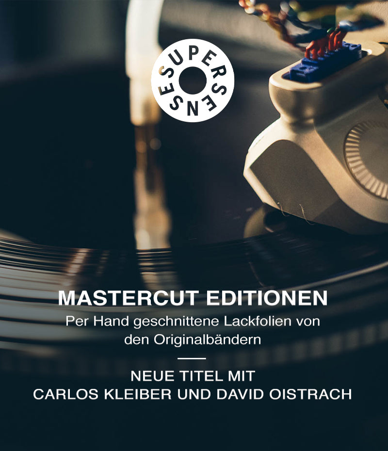 MASTERCUT EDITIONEN | per Hand geschnittene Lackfolien von Originalbänder | Neue Titel mit Carlos Kleiber und David Oistrach