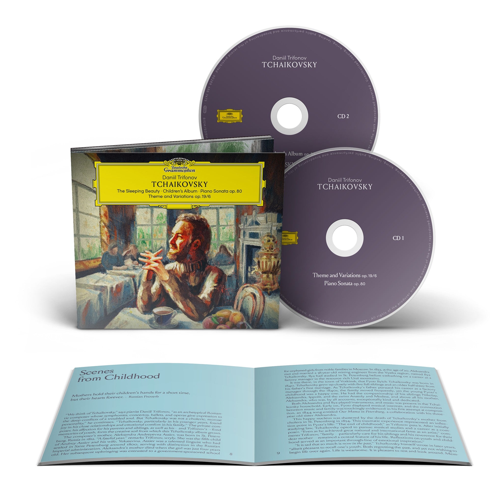 Daniil Trifonov Tchaikovsky 2CD Digipack 416388