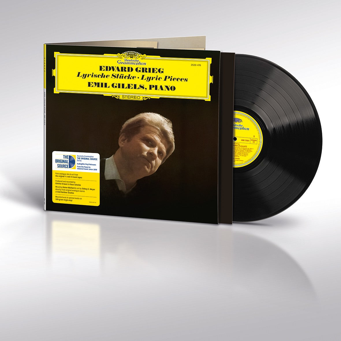 Emil Gilels Grieg: Lyrische Stücke Original Source Vinyl 417086