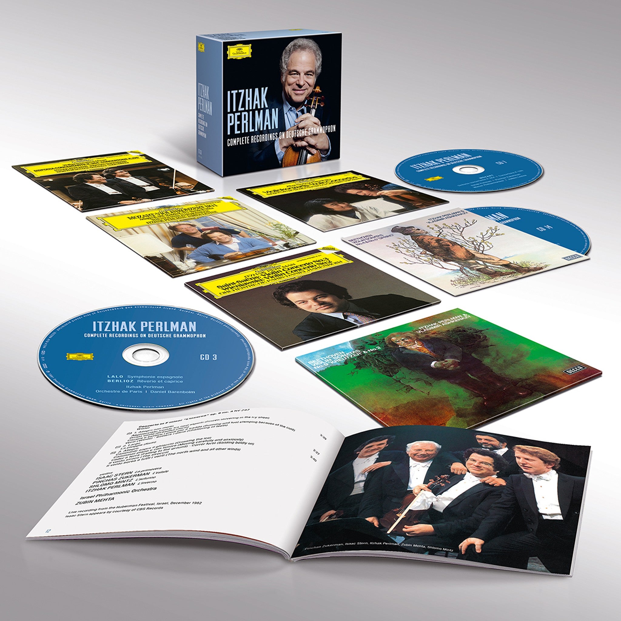 欧25discs CD イツァーク・パールマン DG録音全集 4794708 Deutsche Grammophon 紙ジャケ /00810 イツァーク・パールマン／ワーナー・クラシックス録音全集 2025