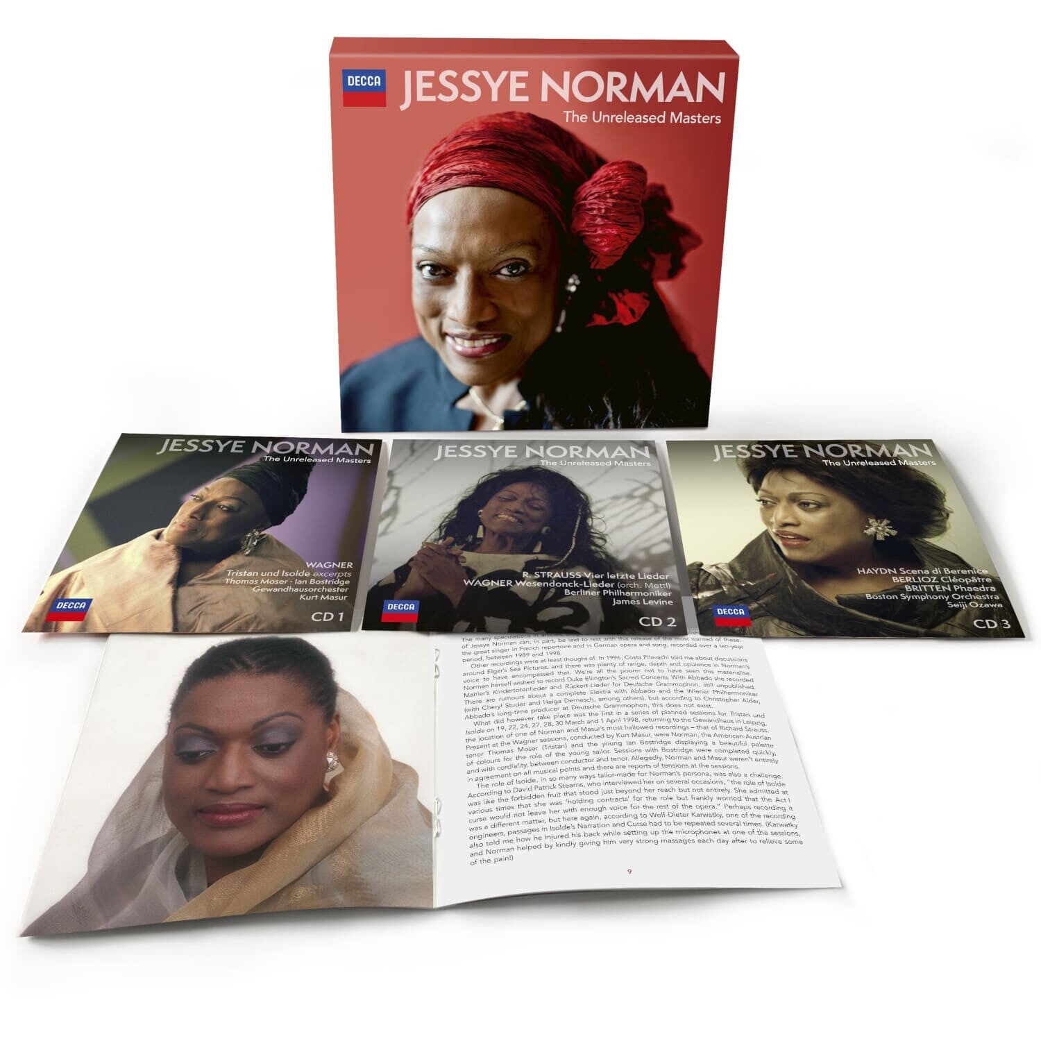 Jessye Norman The Unreleased Masters 3CD Box 255663