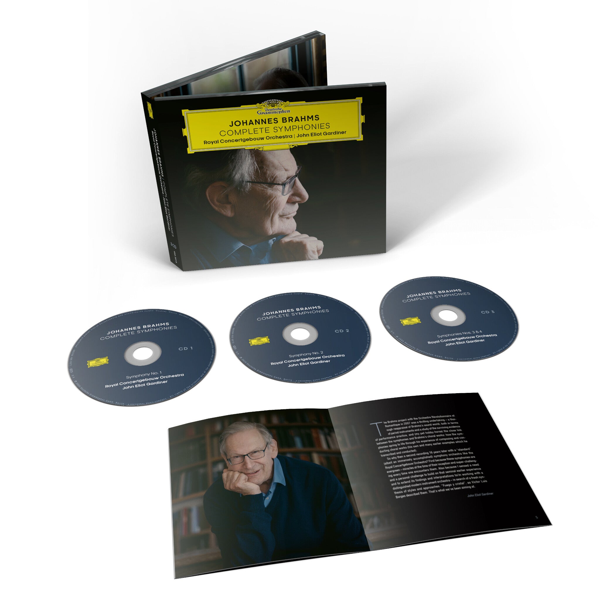 John Eliot Gardiner Brahms: Complete Symphonies 3CD 403955