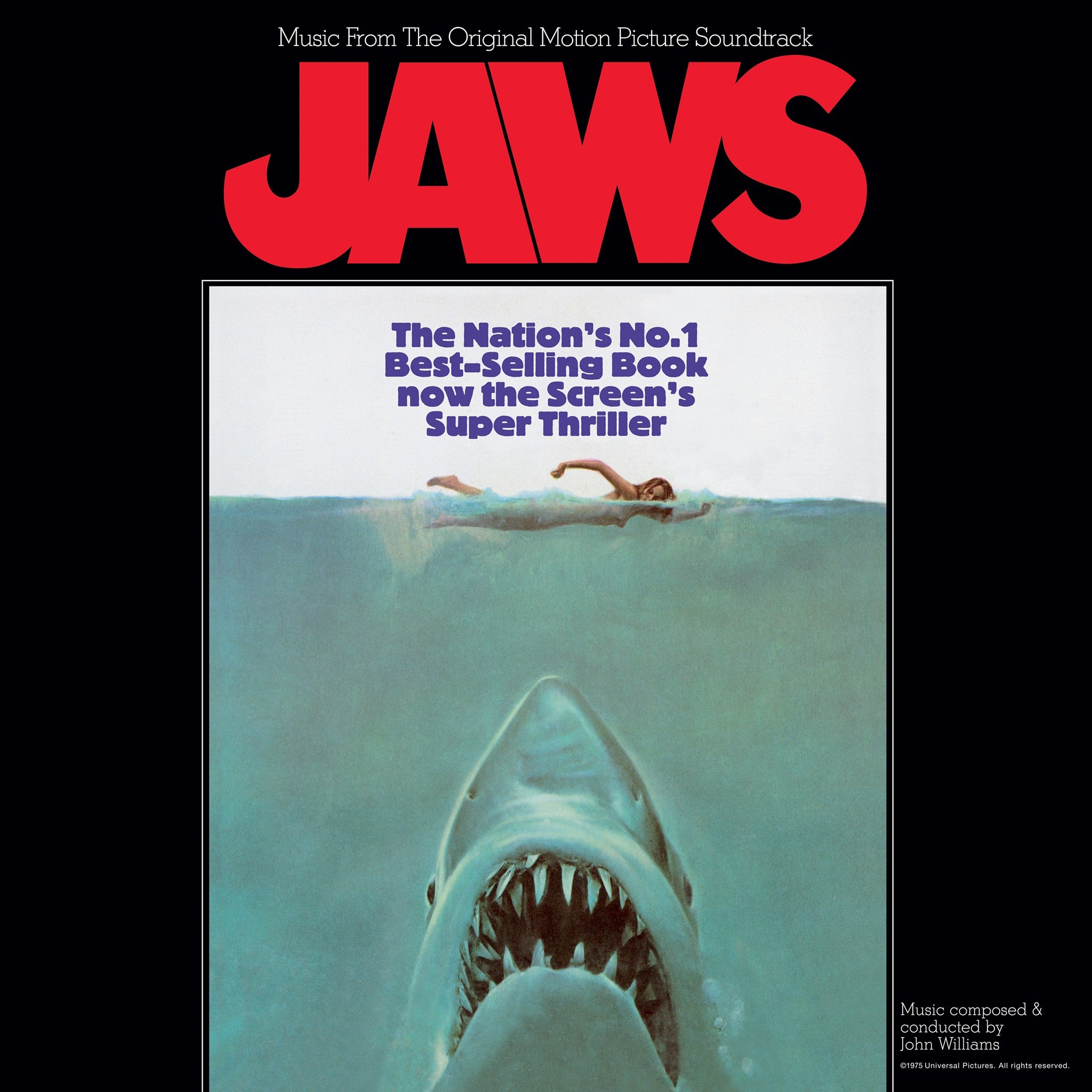John Williams Jaws (50th Anniversary) Shark-Infested Water-Filled LP 1LP 411965