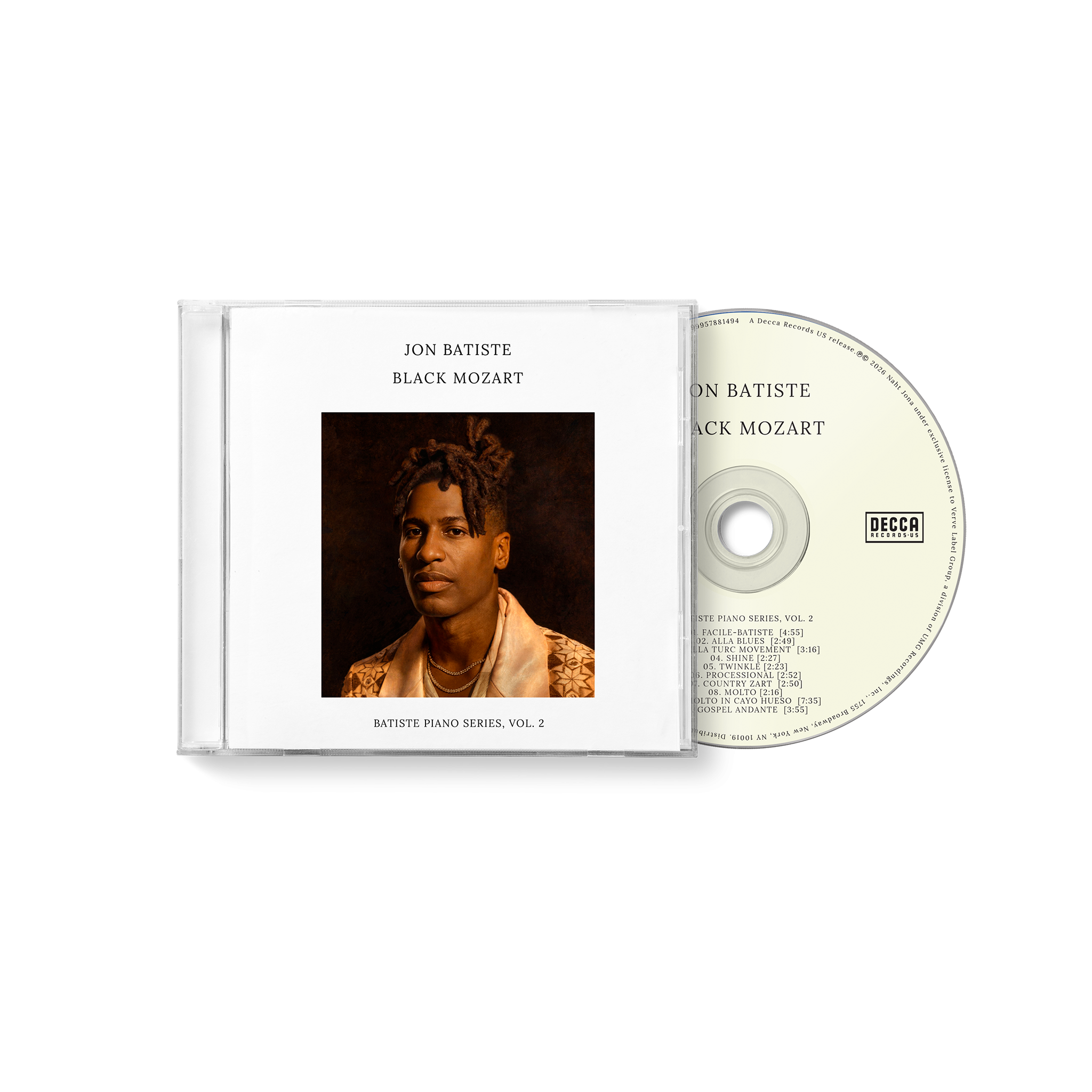 Jon Batiste レコード 2枚セット Jon Batiste - Black Mozart (Batiste Piano Series, Vol. 2