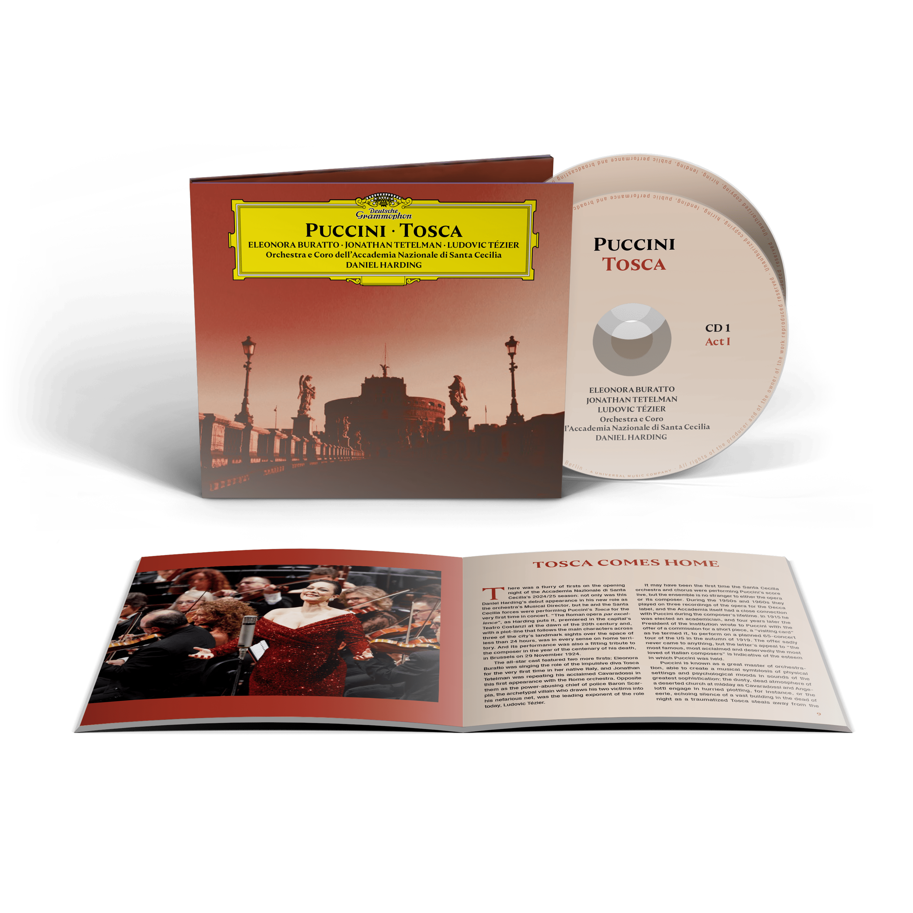 Jonathan Tetelman Puccini: Tosca 2CD Digipak 398086