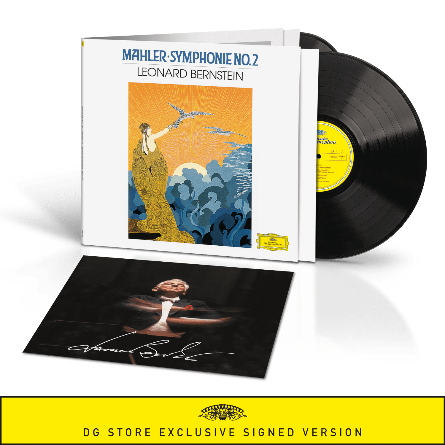Leonard Bernstein & New York Philharmonic Mahler: Symphony No. 2 "Resurrection" 2 Vinyl + Art Card 312454