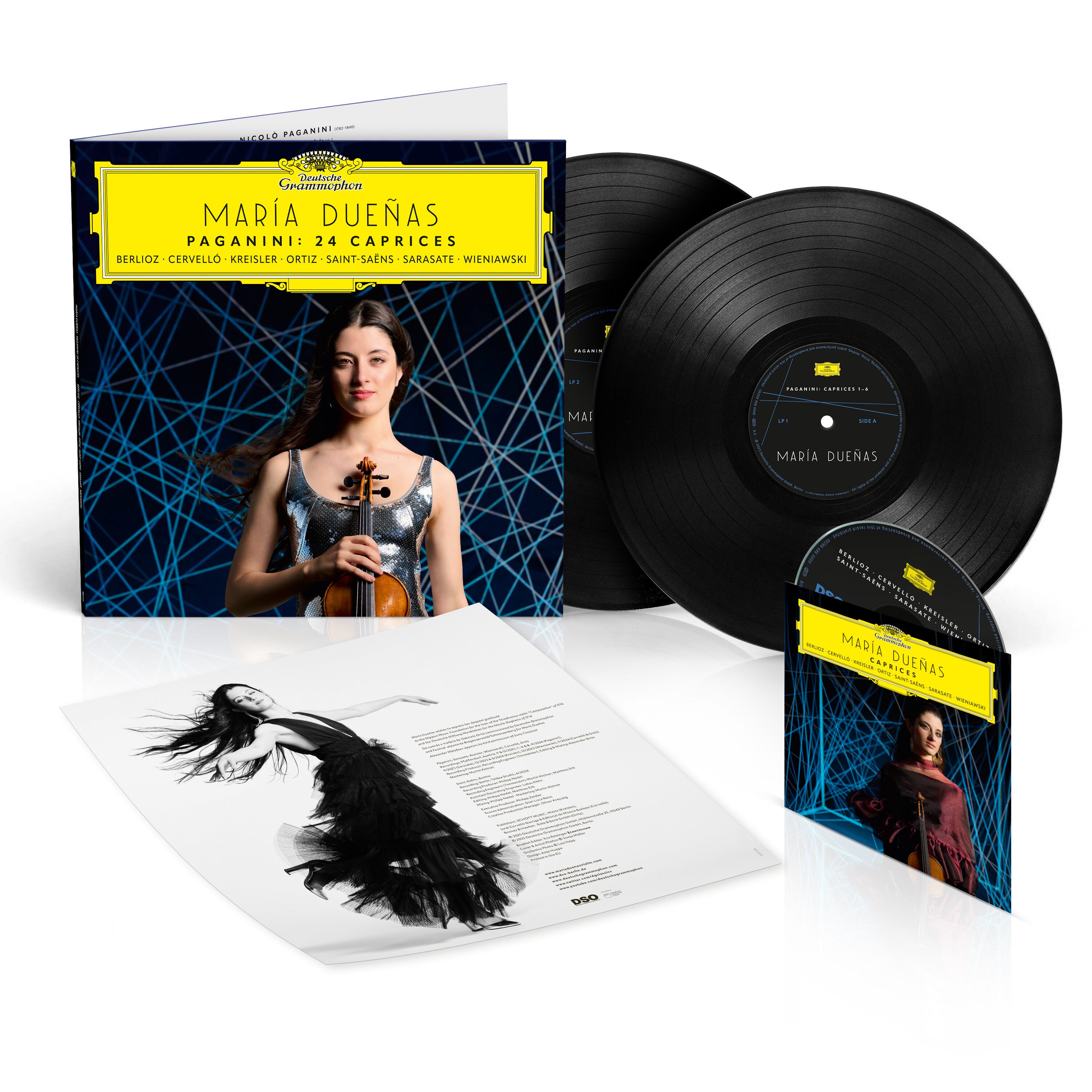 María Dueñas Paganini: 24 Caprices 2LP + 1CD 382763