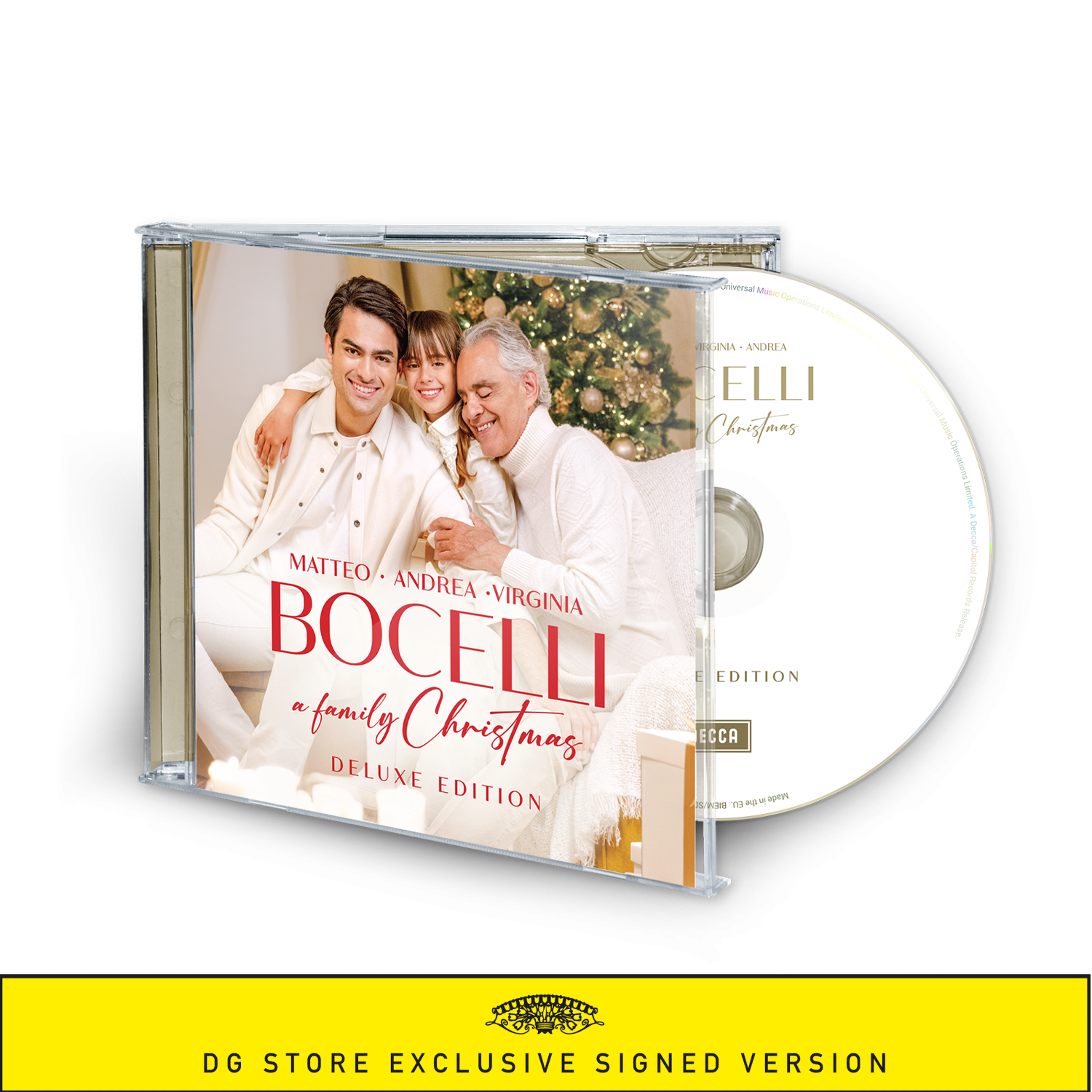 Matteo Bocelli, Andrea Bocelli, Virginia Bocelli A Family Christmas CD - Deluxe Edition + signierte Art Card 334273