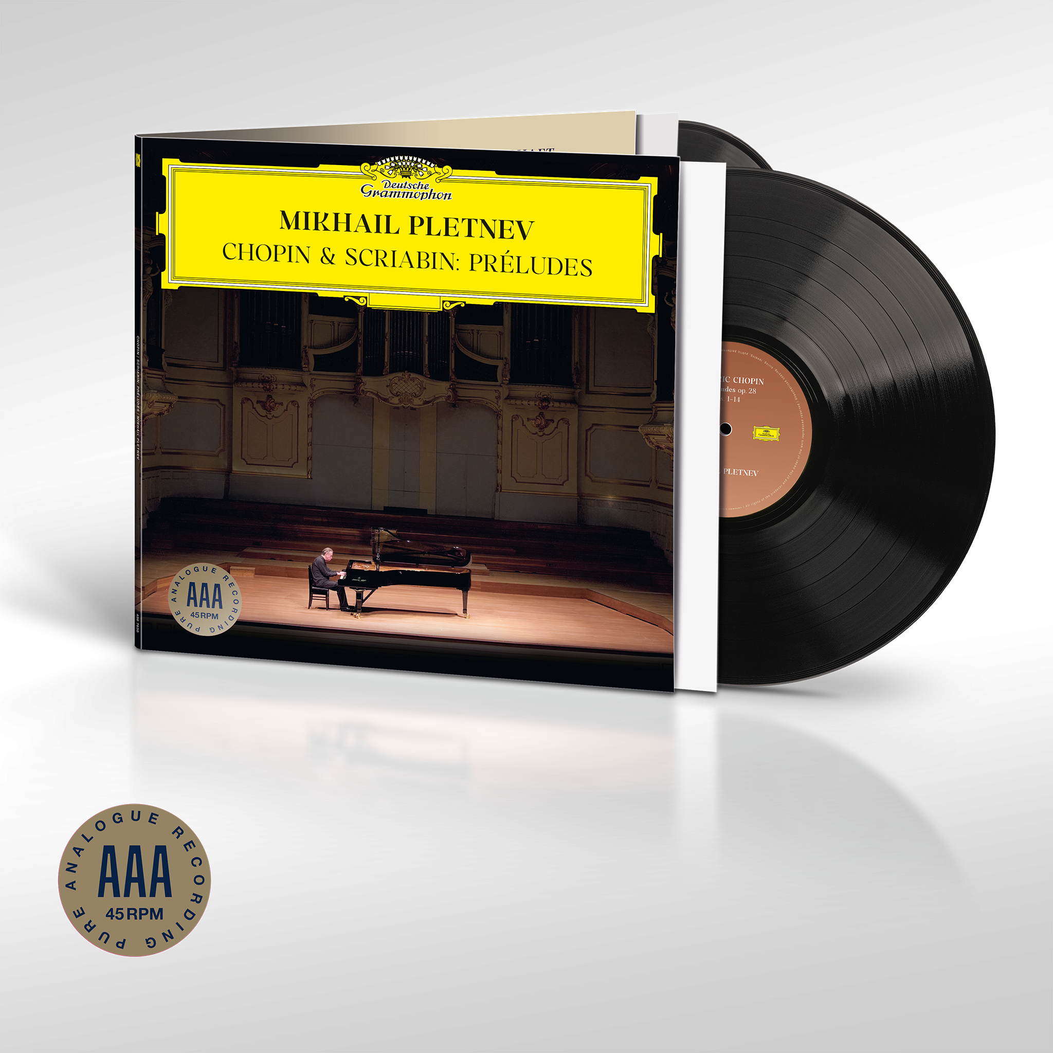 Mikhail Pletnev Chopin & Scriabin: Préludes 2LP Gatefold Pure Analogue Vinyl 424014