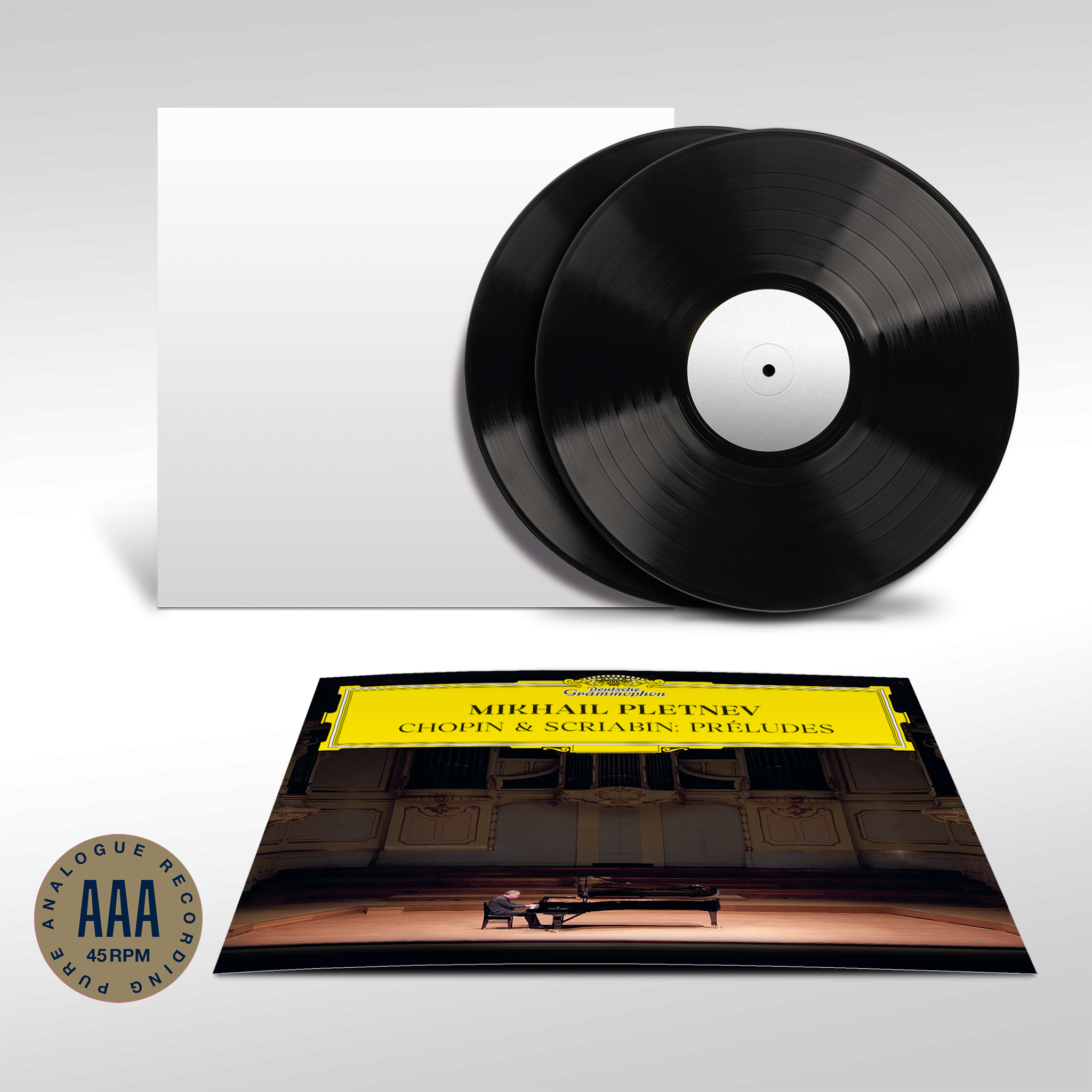 Mikhail Pletnev Chopin & Scriabin: Préludes 2LP White Label with Covercard 424026