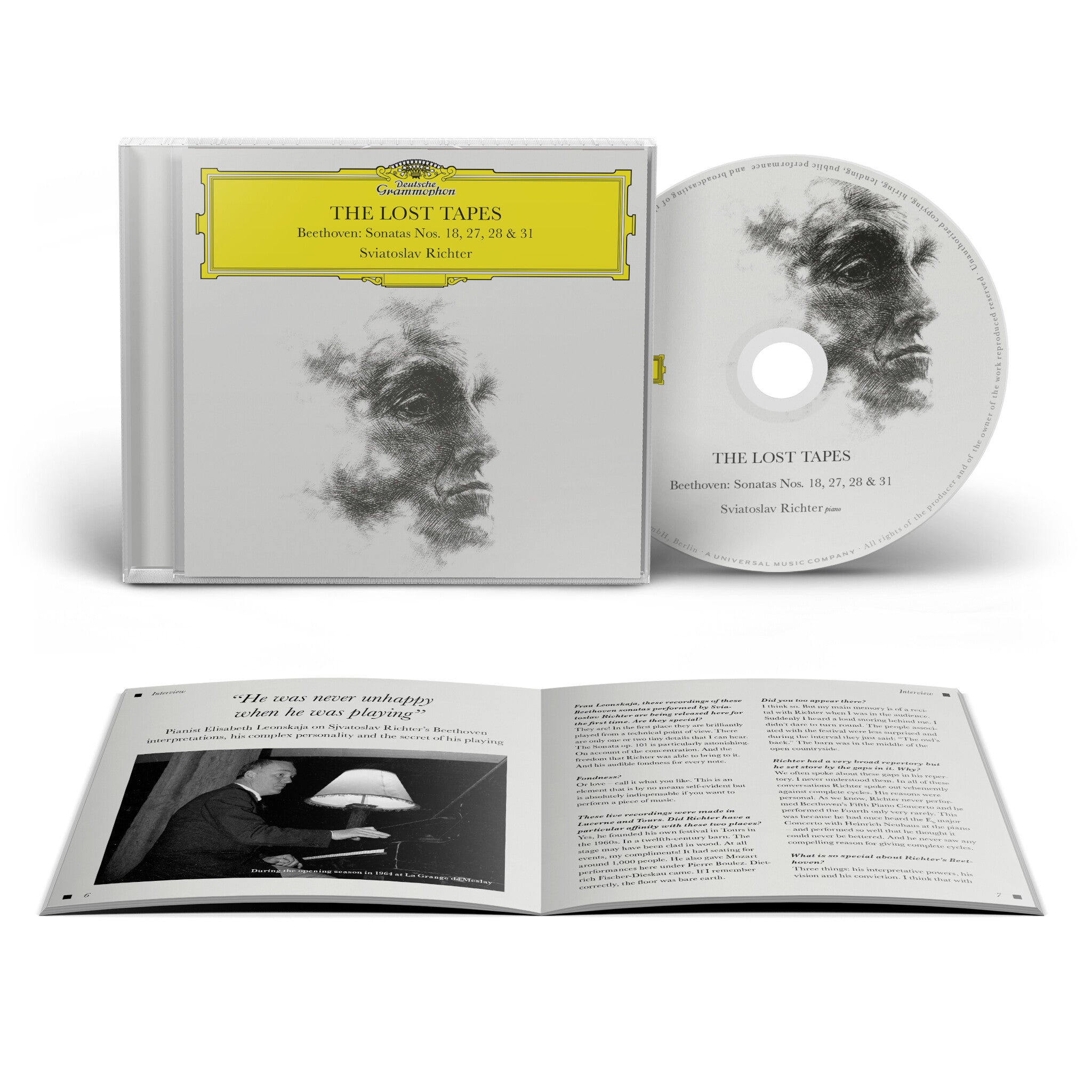 Sviatoslav Richter Beethoven: Sonatas Nos. 18, 27, 28 & 31 | The Lost Tapes CD 403673