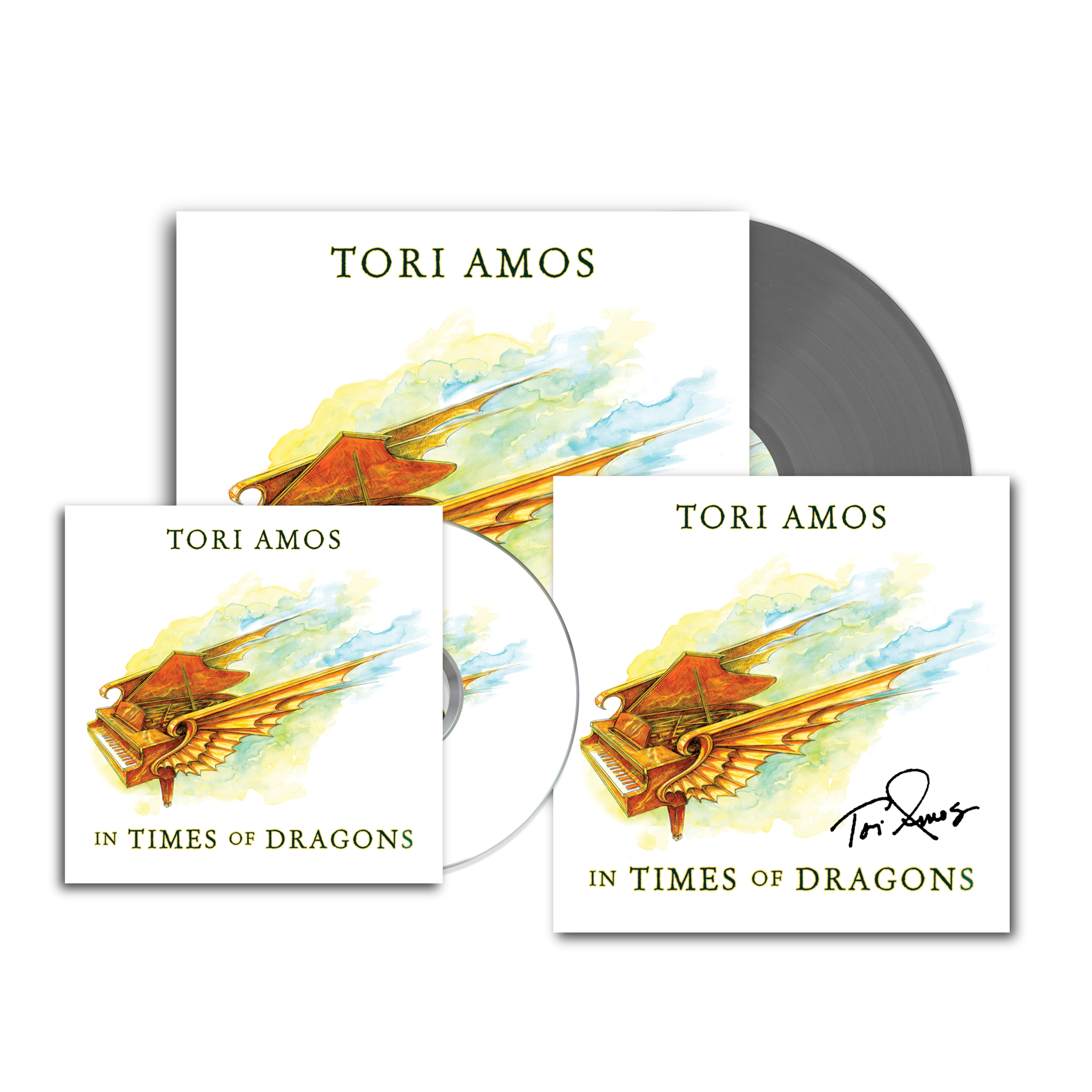 Tori Amos In Times of Dragons Exclusive Colour 2LP (Colour TBA) + CD + Signierter Art Card 422988