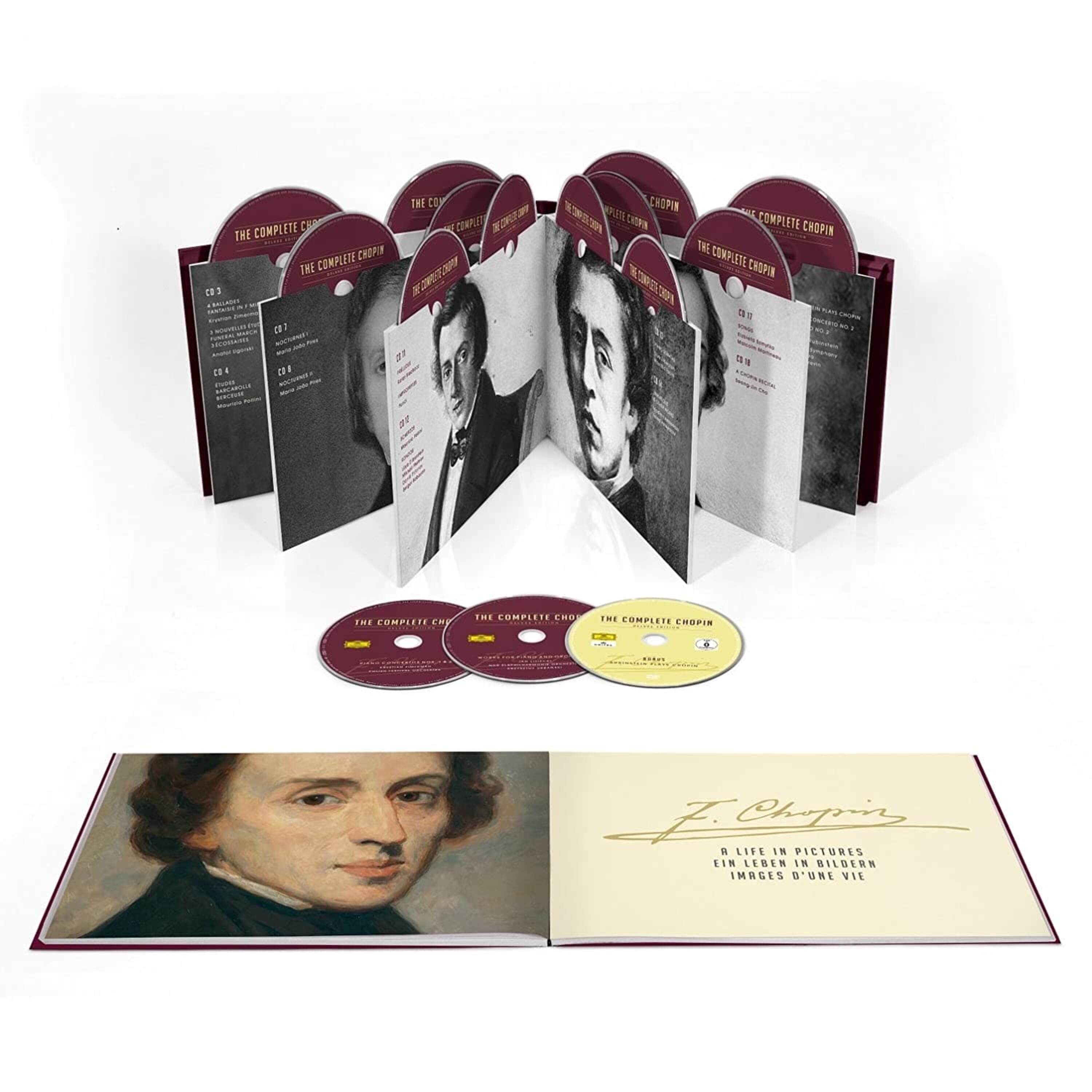 Deutsche Grammophon der offizielle Shop The Complete Chopin Deluxe  Edition (20CDs DVD) Martha Argerich Bundle