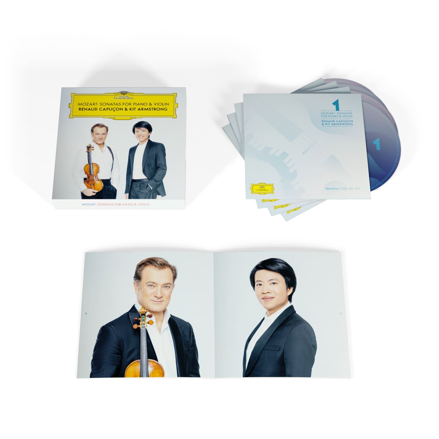 Violin　Renaud　Der　Piano　for　Sonatas　CD　offizielle　Grammophon　Deutsche　Capbox　Shop　Capuçon