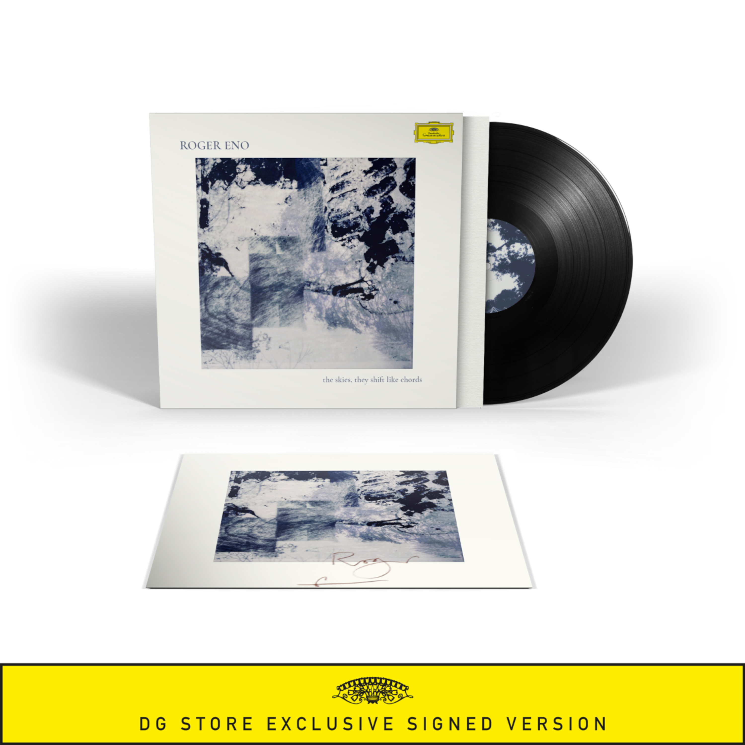 Deutsche Grammophon - Der offizielle Shop - the skies, they shift like  chords - Roger Eno - Vinyl + Signed Art Card