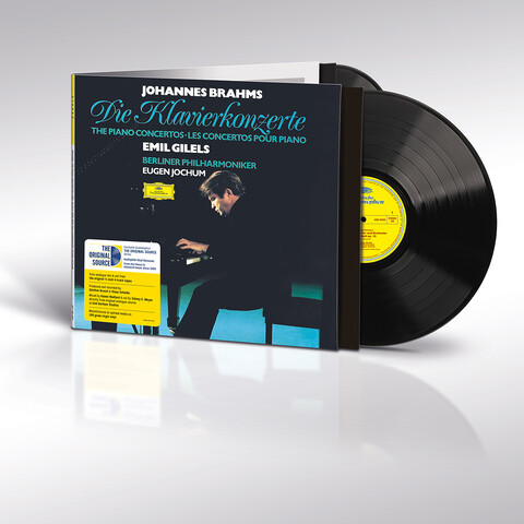 Brahms: Klavierkonzerte Nr. 1 & 2 by Emil Gilels, Eugen Jochum, Berliner Philharmoniker - Original Source Vinyl 2nd edition - shop now at Deutsche Grammophon store