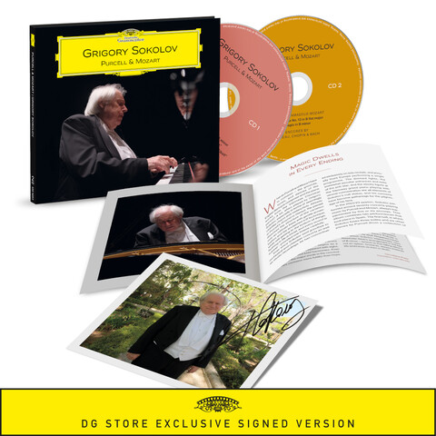 Purcell & Mozart by Grigory Sokolov - 2CD + signed Art Card - shop now at Deutsche Grammophon store