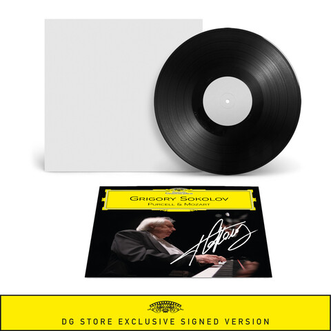 Purcell & Mozart von Grigory Sokolov - 3LP + White Label Vinyl + Signierter Covercard jetzt im Deutsche Grammophon Store