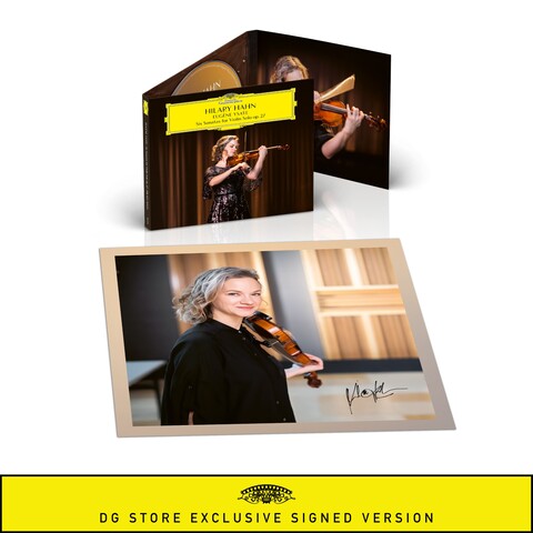 Eugène Ysaÿe: Six Sonatas for Violin Solo op. 27 by Hilary Hahn - Limited CD Digipack + signed Art Card - shop now at Deutsche Grammophon store