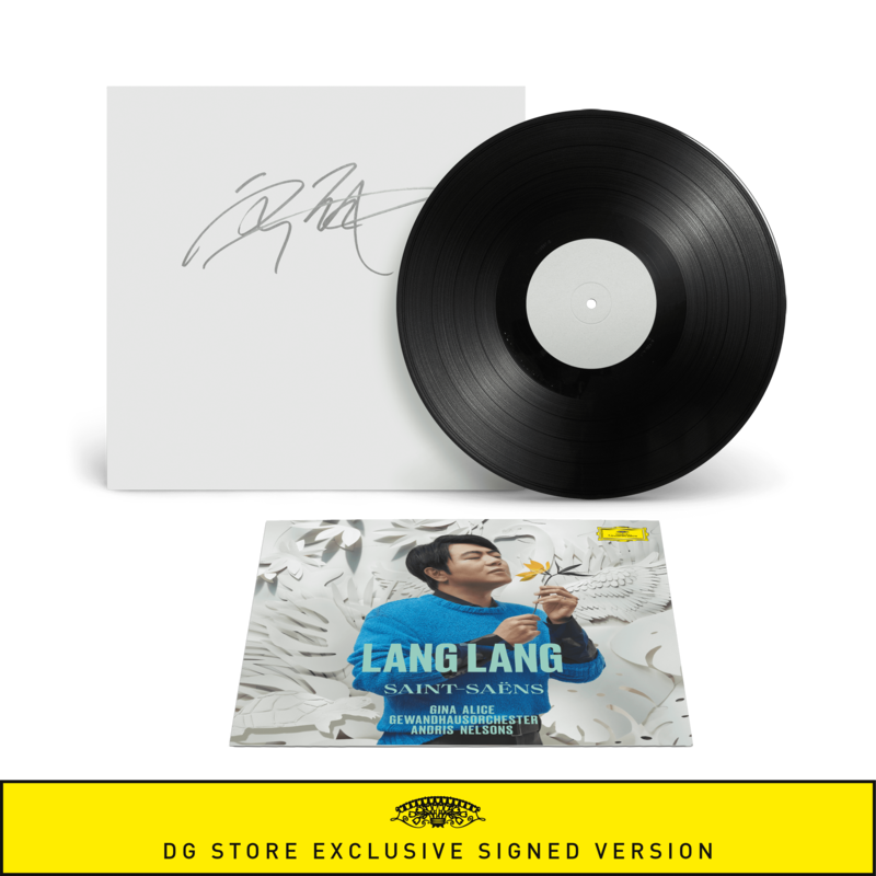 Saint-Saëns by Lang Lang - Limitierte signed White Label 2 Vinyl + Covercard - shop now at Deutsche Grammophon store