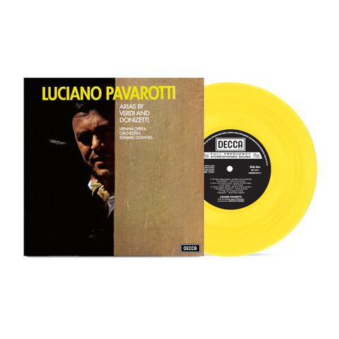 Arias by Verdi and Donizetti by Luciano Pavarotti - LP - Yellow Coloured Vinyl - shop now at Deutsche Grammophon store