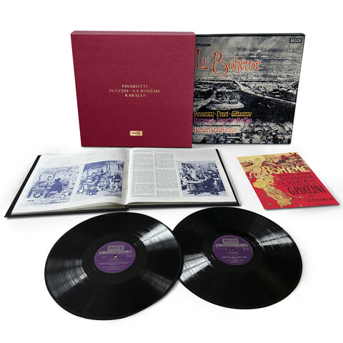 Puccini: La Bohème von Luciano Pavarotti, Herbert von Karajan, Berliner Philharmoniker - 2LP Box jetzt im Deutsche Grammophon Store