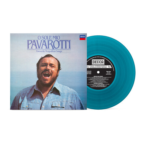 O Sole Mio by Luciano Pavarotti - LP - Blue Coloured Vinyl - shop now at Deutsche Grammophon store