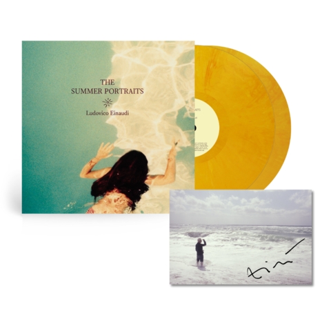 The Summer Portraits by Ludovico Einaudi - 2LP - Coloured Marbled Vinyl + signed Art Card - shop now at Deutsche Grammophon store