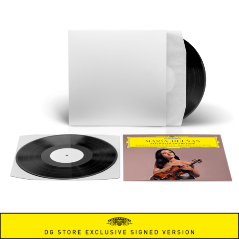 Beethoven and Beyond by María Dueñas - Limited Signed 2 Vinyl White Label + Art Card - shop now at Deutsche Grammophon store