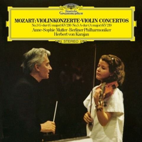 Violinkonzerte 3+5 by Herbert von Karajan, Anne-Sophie Mutter & Die Berliner Philharmoniker - LP - shop now at Deutsche Grammophon store