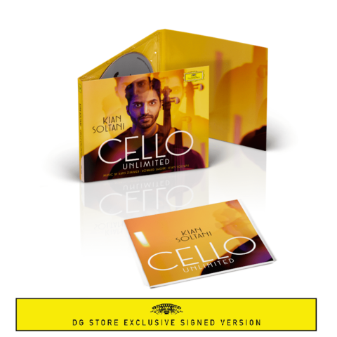 Cello Unlimited by Kian Soltani - CD + Signed Art Card - shop now at Deutsche Grammophon store