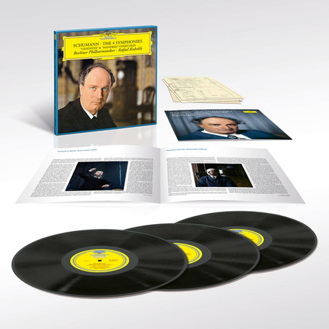 Schumann: The 4 Symphonies - Rafael Kubelik von Rafael Kubelík - 3LP jetzt im Deutsche Grammophon Store