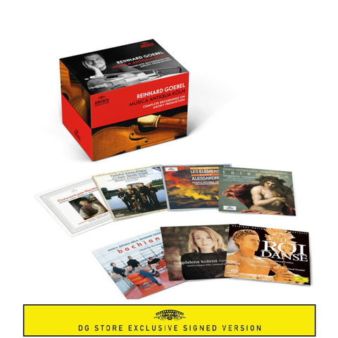 Complete Recordings On Archive Produktion von Reinhard Goebel - Boxset (75 CDs) + Signierte Art Card jetzt im Deutsche Grammophon Store