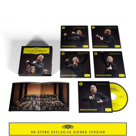 Beethoven: The Symphonies by Nezet-Seguin,Yannick/Chamber Orchestra of Europe - 5CD + Signed Art Card - shop now at Deutsche Grammophon store