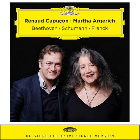 Beethoven – Schumann – Franck von Renaud Capuçon, Martha Argerich - CD + Signierte Art Card jetzt im Deutsche Grammophon Store