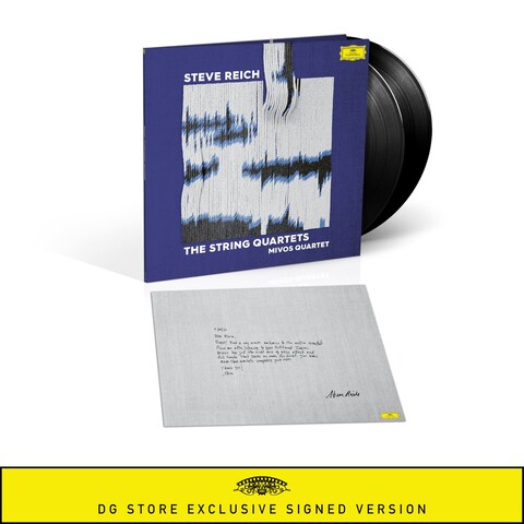 The String Quartets by Steve Reich - 2 Vinyl + signed Art Card - shop now at Deutsche Grammophon store