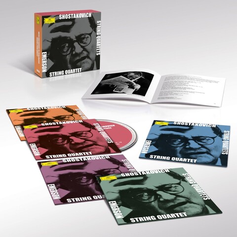 Shostakovich: The String Quartets von Emerson String Quartet - 5 CD-Box jetzt im Deutsche Grammophon Store