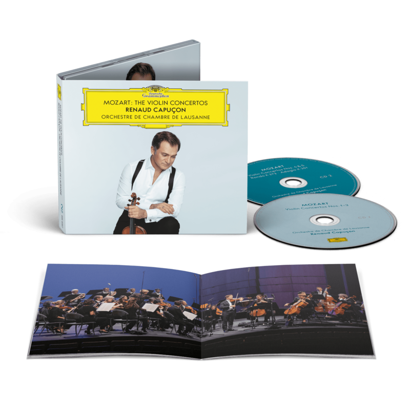 Mozart Violin Concertos von Renaud Capuçon - 2 CD Digipack jetzt im Deutsche Grammophon Store