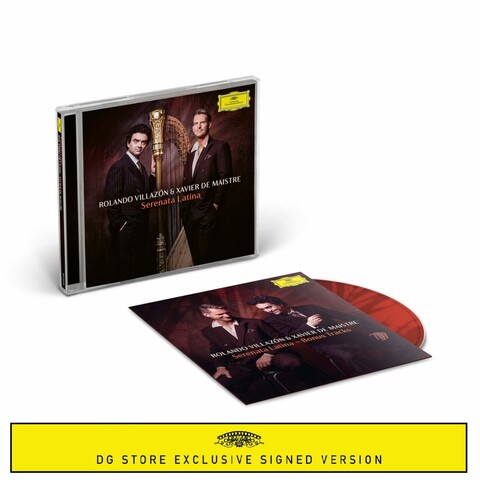 Serenata Latina von Rolando Villazón & Xavier de Maistre - CD + Signiertes Booklet + Bonus CD jetzt im Deutsche Grammophon Store