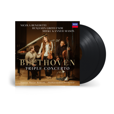 Beethoven: Triple Concerto, Op. 56 von Benjamin Grosvenor, Sheku Kanneh-Mason, Nicola Benedetti - LP jetzt im Deutsche Grammophon Store