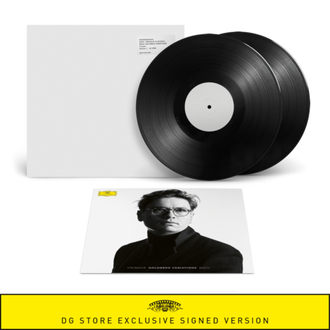 Goldberg Variations by Víkingur Ólafsson - Limited White Label 2 Vinyl + signed Art Card - shop now at Deutsche Grammophon store