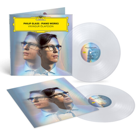 Philipp Glass – Piano Works by Víkingur Ólafsson - 2LP - Coloured Crystal Clear Vinyl - shop now at Deutsche Grammophon store