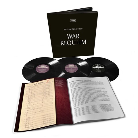 Britten: War Requiem von Vishnevskaya - Pears - Fischer-Dieskau - LSO - Britten - 3 Vinyl jetzt im Deutsche Grammophon Store