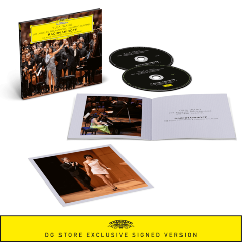 The Piano Concertos & Paganini Rhapsody by Yuja Wang, Gustavo Dudamel, Los Angeles Philharmonic - 2-CD Digipack + signed Art Card - shop now at Deutsche Grammophon store