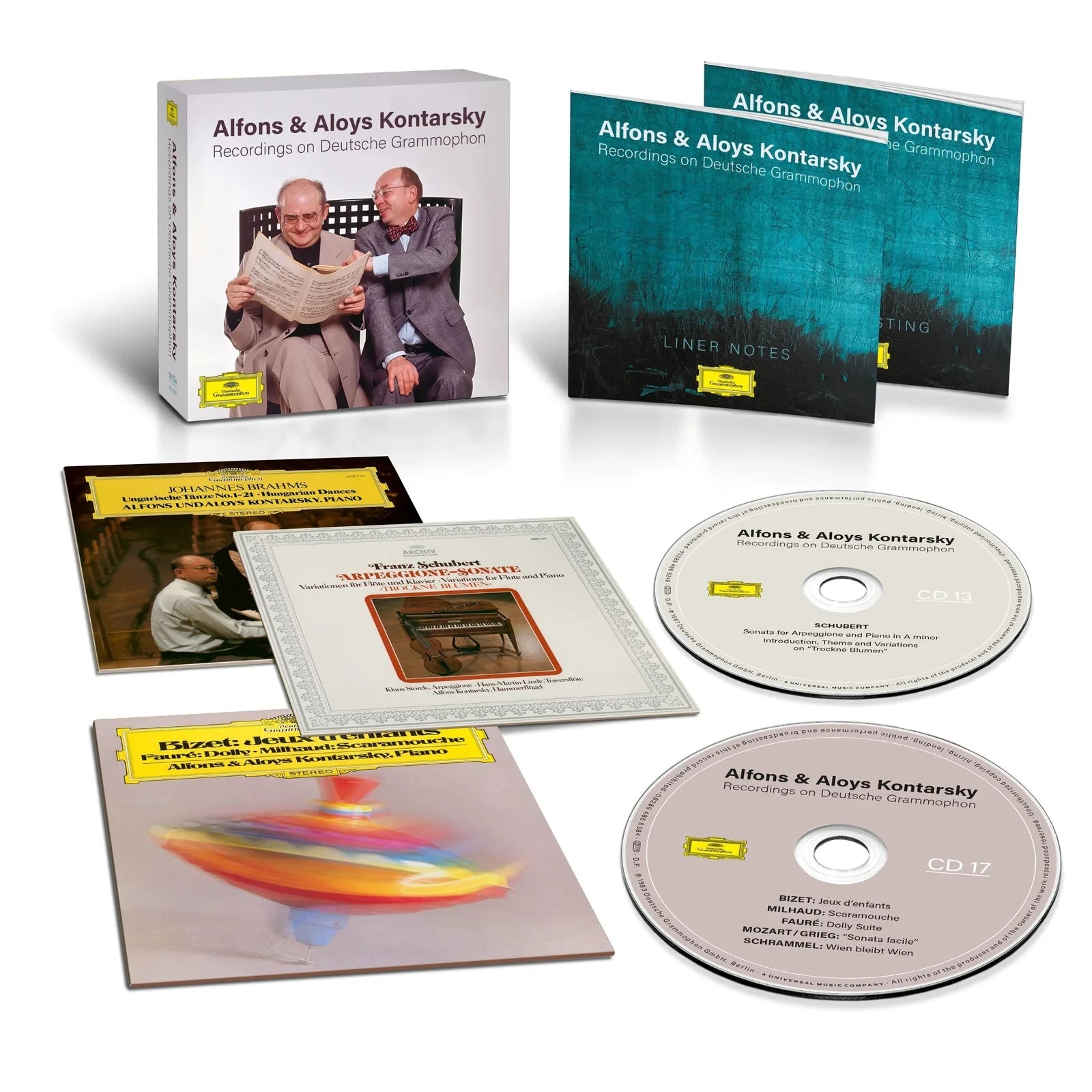 Alfons Kontarsky & Aloys Kontarsky Recordings on Deutsche Grammophon 18-CD-Box 438605