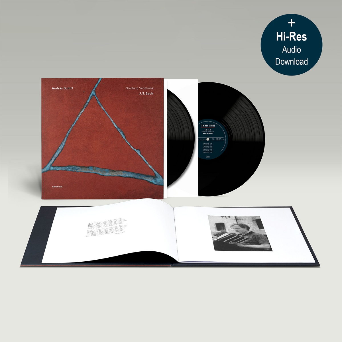 András Schiff Johann Sebastian Bach: Goldberg Variations 2LP + Hi-Res 464079