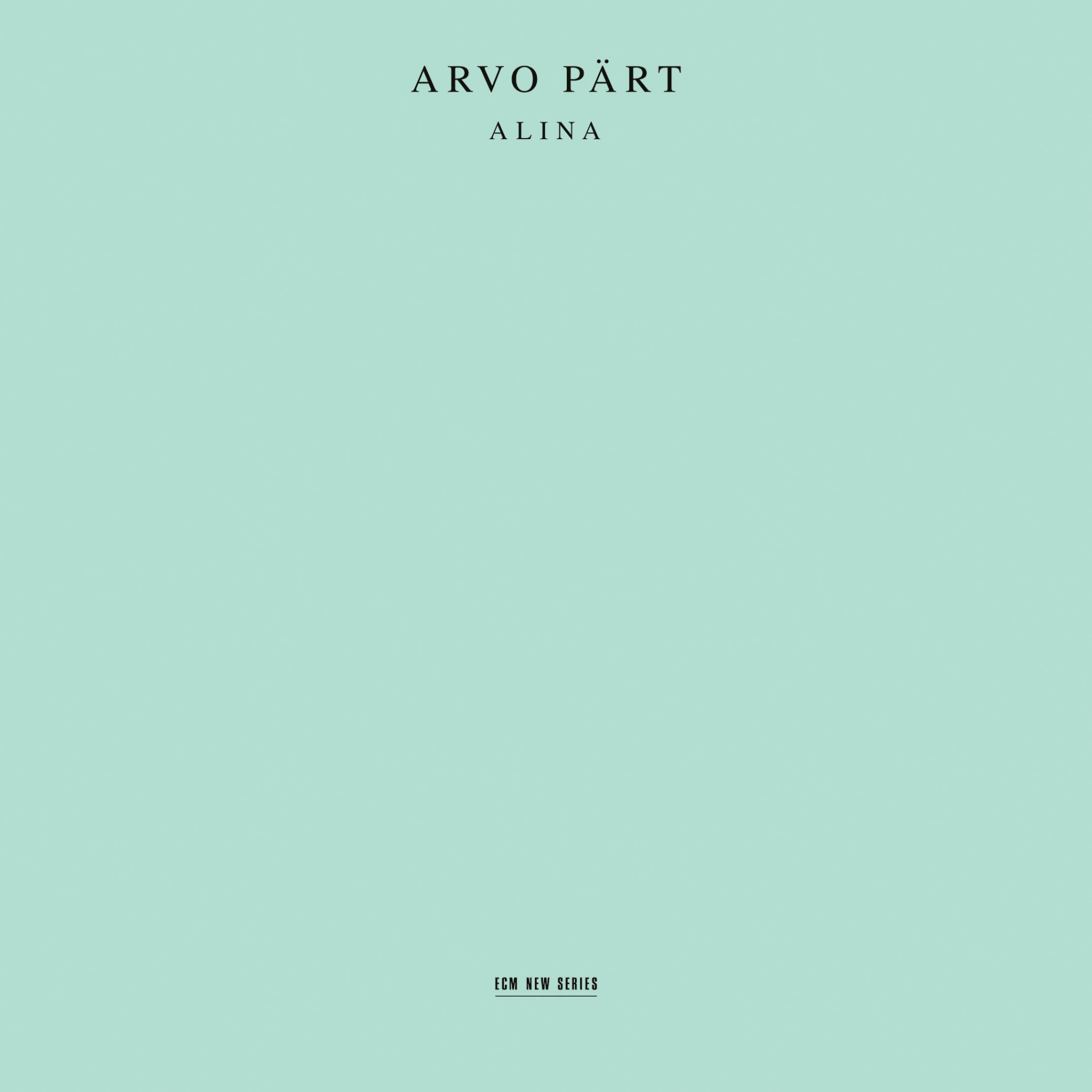 Arvo Pärt, Vladimir Spivakov, Sergej Bezrodny, Dietmar Schwalke & Alexander Malter Arvo Pärt: Alina LP 446037